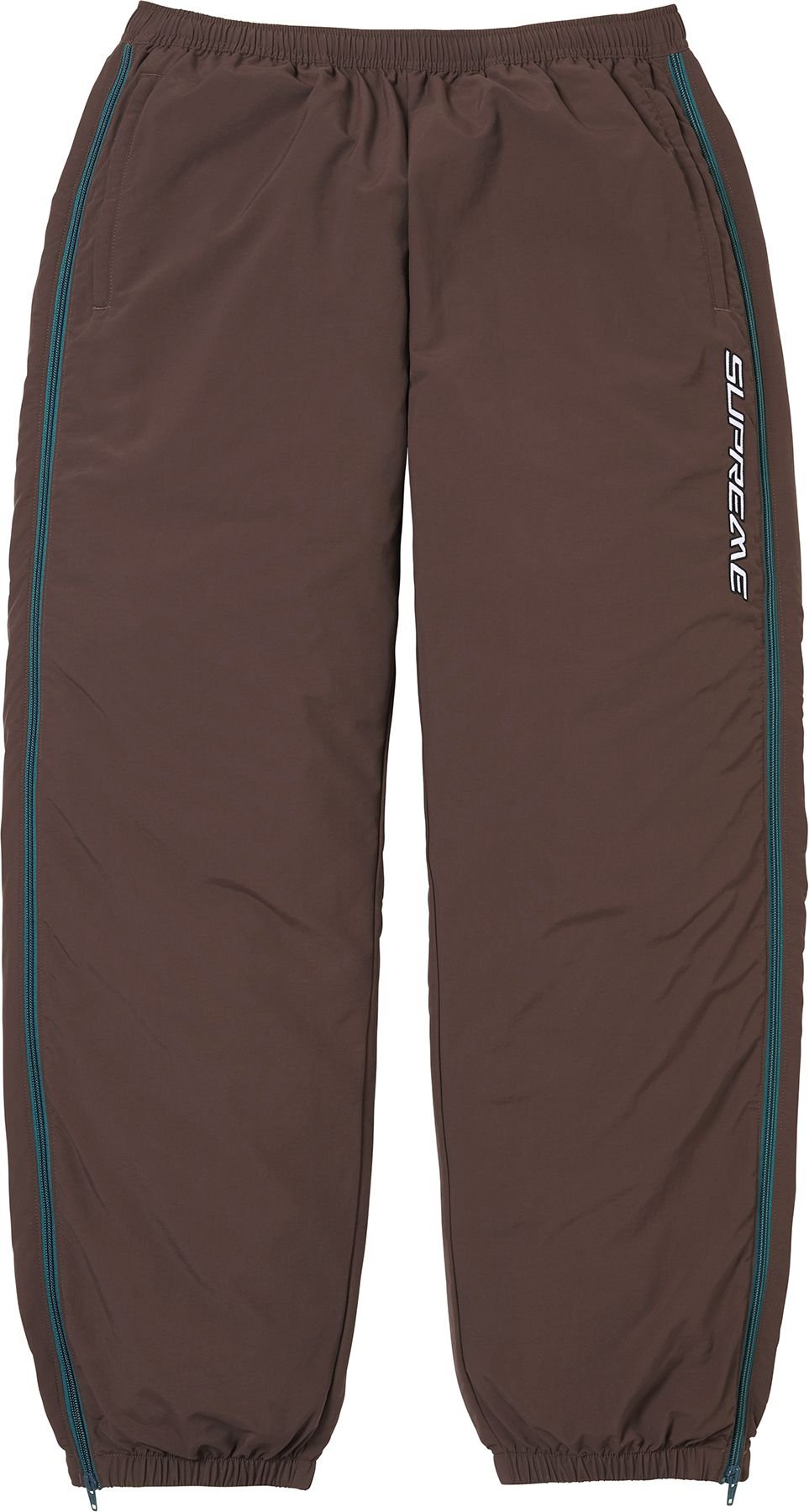 Contrast Zip Warm Up Pant view 2